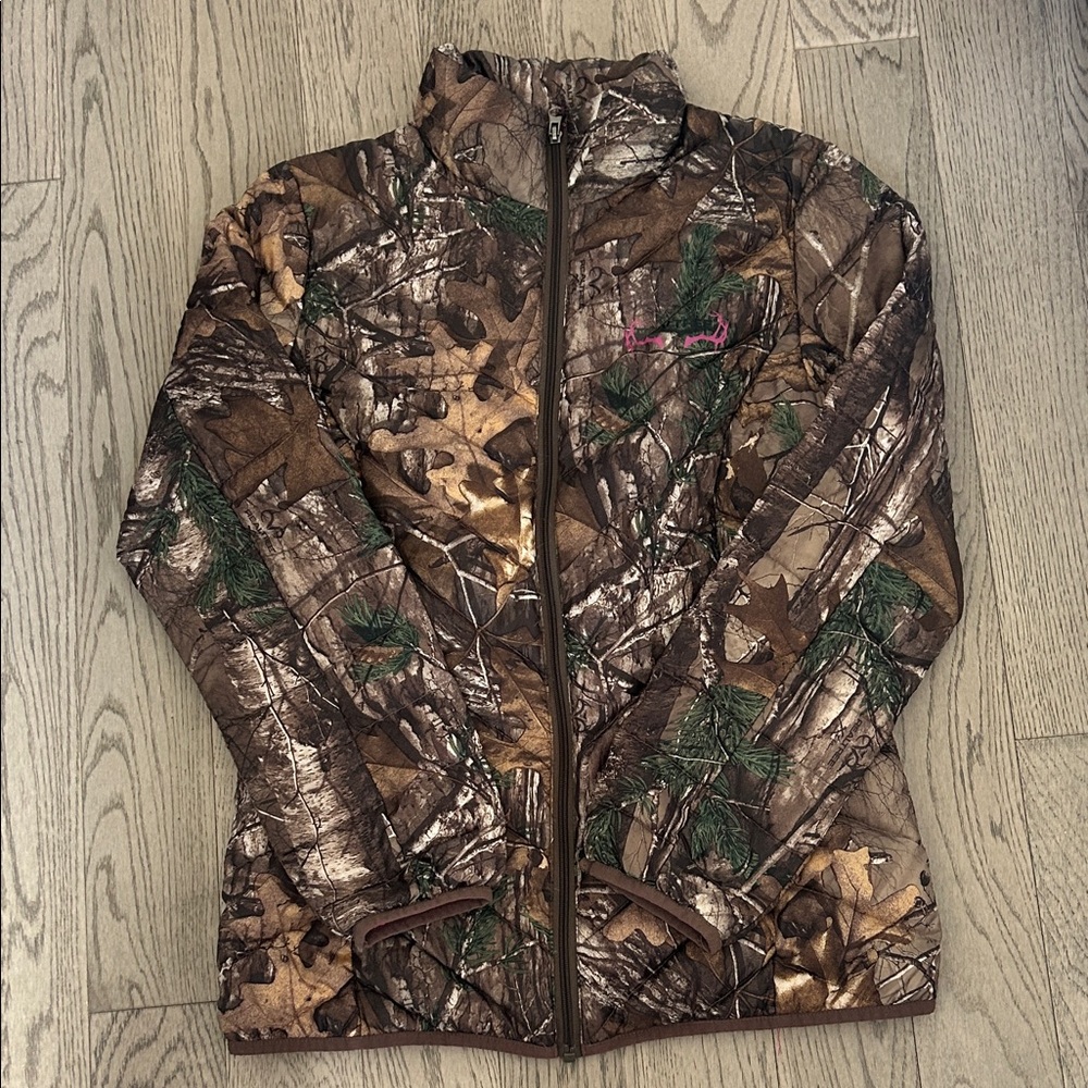 Realtree Brown Camo Puffer Jacket
